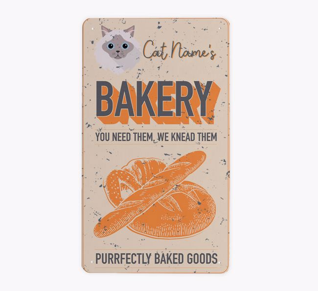 Bakery: Personalized {breedCommonName} Metal Sign
